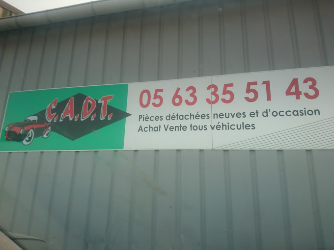 Aperçu des activités de la casse automobile CADT située à LAGARRIGUE (81090)